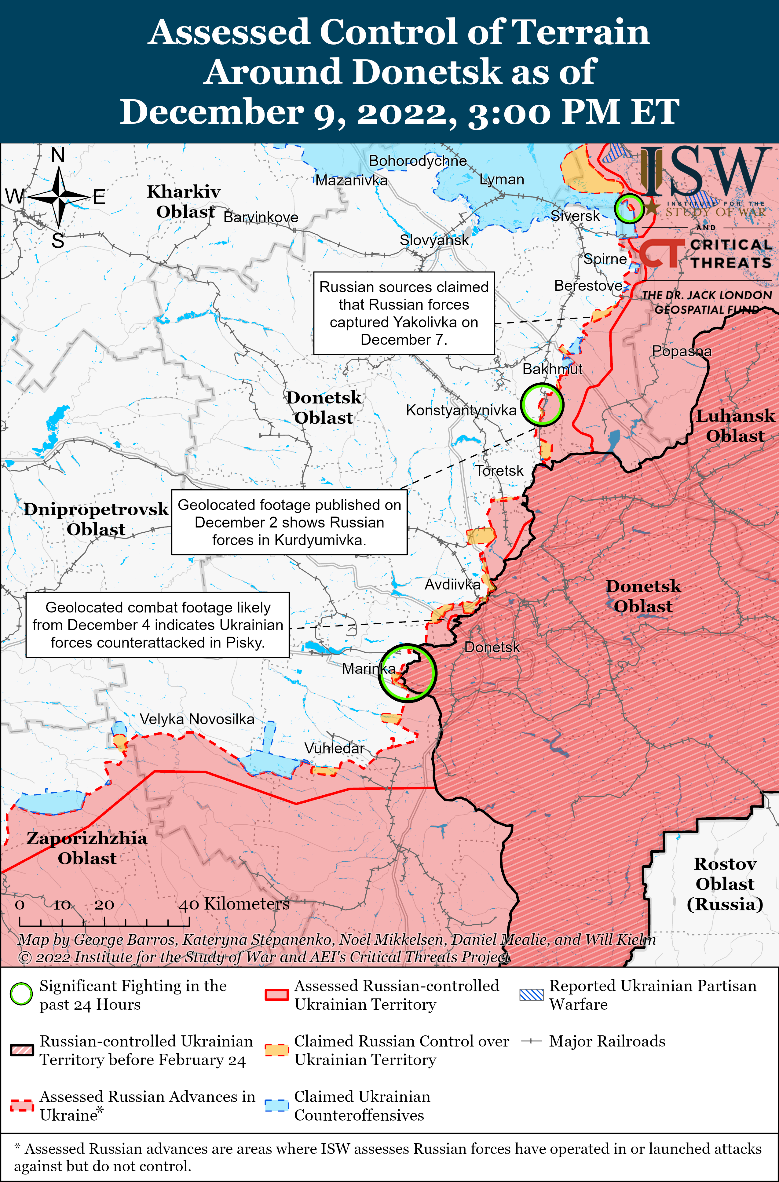 Russian Offensive Campaign Assessment, December 9 | Institute For The ...